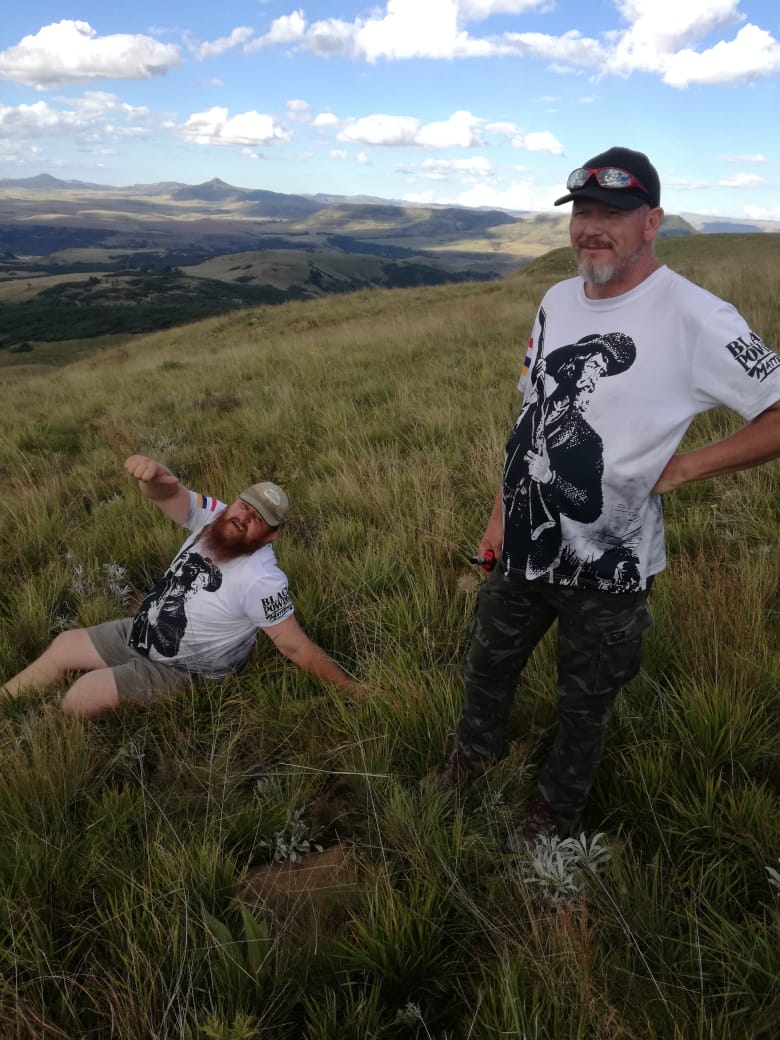 Die 3 Vrystaters en Flippie klim die berg 6