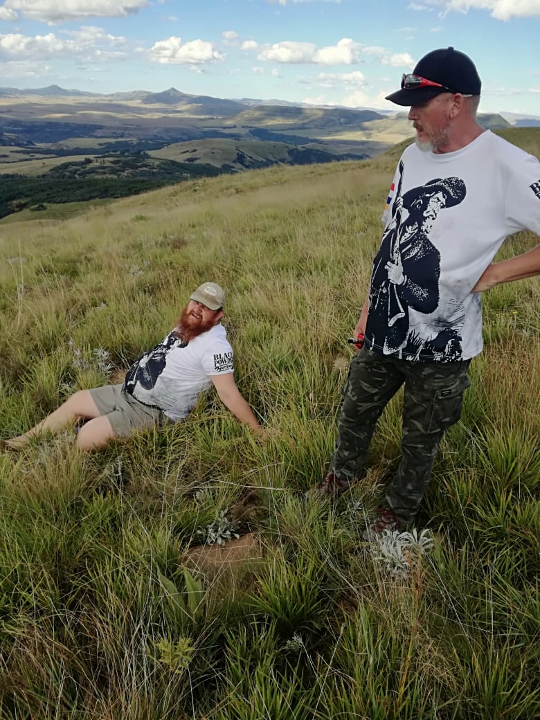 Die 3 Vrystaters en Flippie klim die berg 2