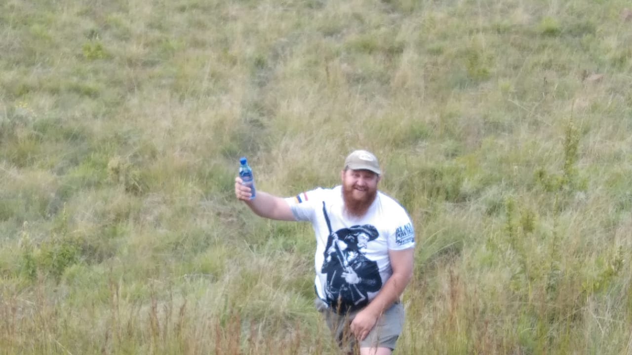 Die 3 Vrystaters en Flippie klim die berg 13