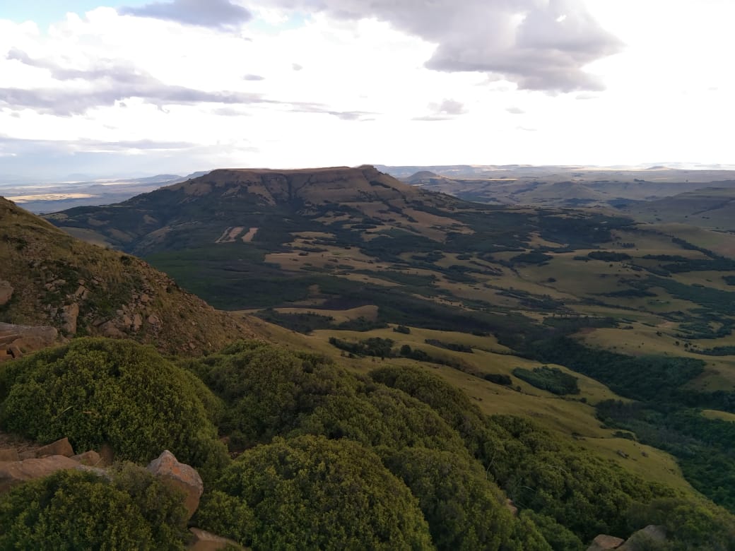 Die 3 Vrystaters en Flippie klim die berg 12