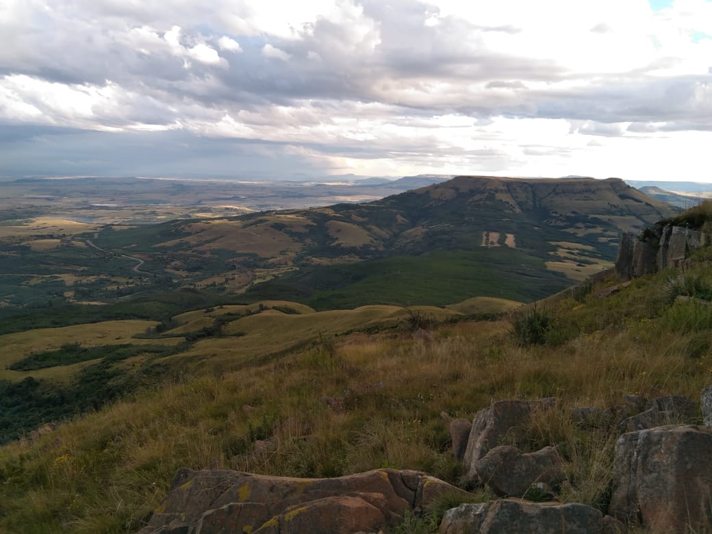 Die 3 Vrystaters en Flippie klim die berg 7