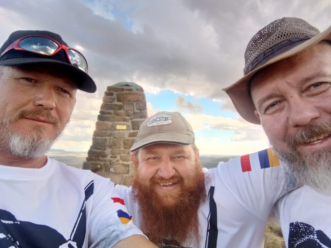 Die 3 Vrystaters en Flippie klim die berg 3