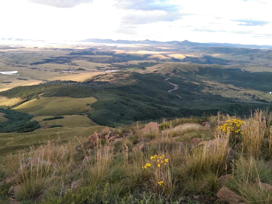 Die 3 Vrystaters en Flippie klim die berg 10